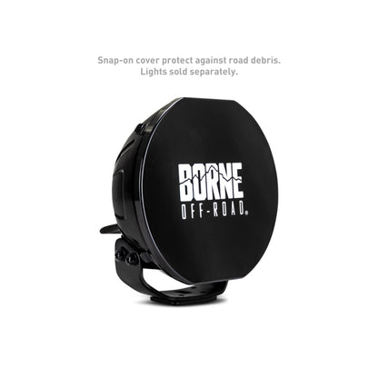 Borne Off-Road 7in Round Light Cover Black BNLT-COV-RD7BK BNLT-COV-RD7BK Photo - Primary