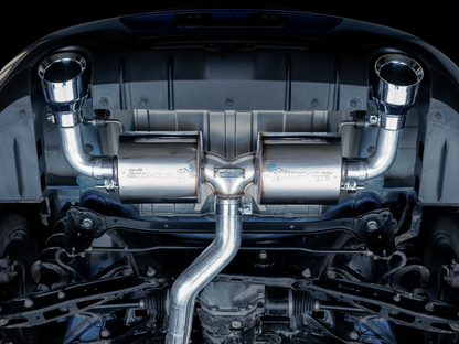 AWE Tuning AWE Subaru BRZ/ Toyota GR86/ Toyota 86 Touring Edition Cat-Back Exhaust- Chrome Silver Tips 3015-32486 3015-32486 Photo - Mounted