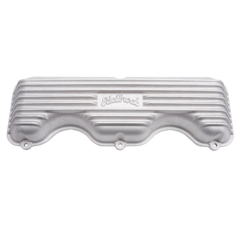 Edelbrock Valve Cover, Classic Series, Chevrolet, W 348/409 CID V8, Satin 41409 Photo - Unmounted