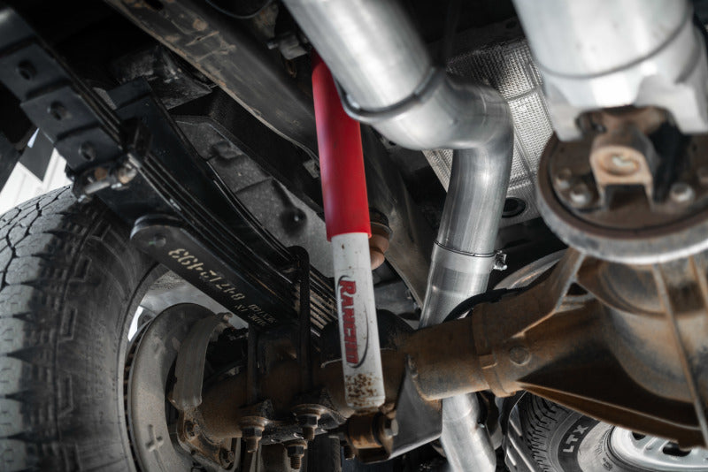 MBRP 2020+ GMC/Chevy 2500/3500 6.6L Duramax 4in Mand Bent Tubing Pro-Ser Cat Back Single Side - Blk S6059BLK S6059BLK Photo - Mounted