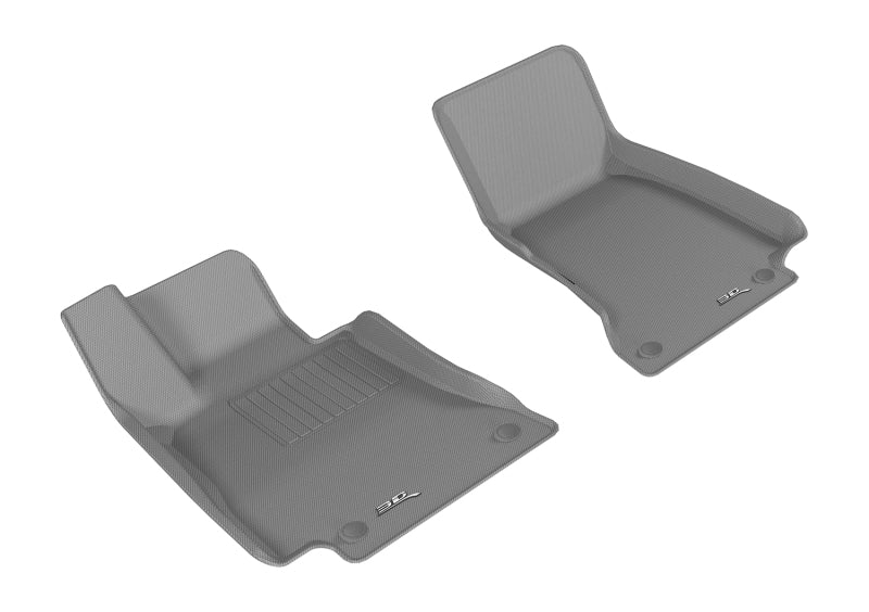 3D MAXpider 2017-2019 Mercedes-Benz E-Class Sedan W213 Kagu 1st Row Floormat - Gray L1MB08811501 L1MB08811501 Photo - Primary