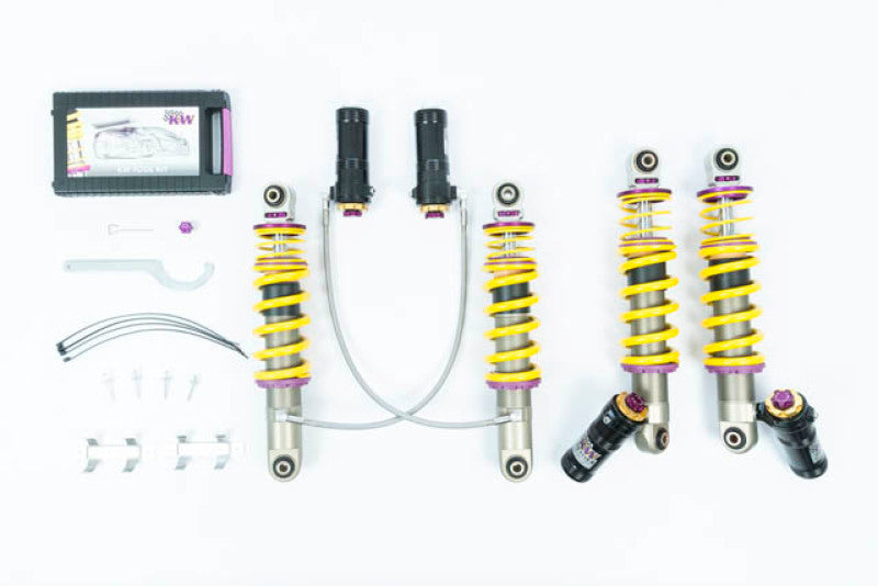 KW Coilover Kit V4 2010-2015 Audi R8 (42) V8 Including Spyder w/o Magnetic Ride 3A711004 3A711004 Photo - Primary