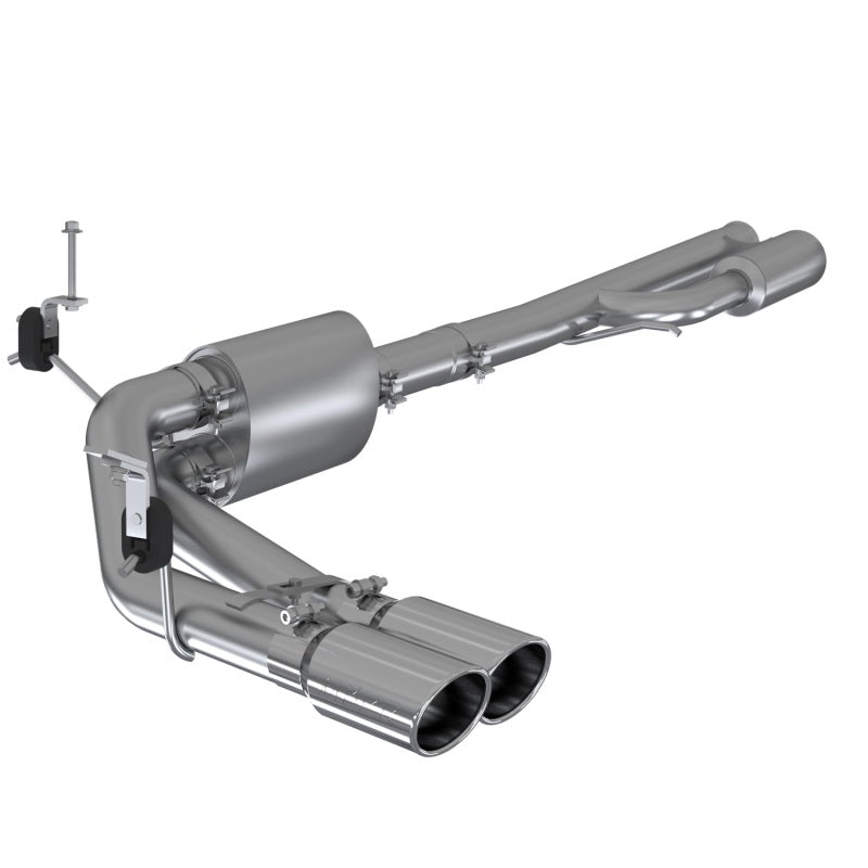 MBRP 2019+ Chevrolet Silverado 1500 4.5L/5.3L Pre-Axle Dual Side Exite w/ 4in OD Tip- T304 S5092304 S5092304 Photo - Primary