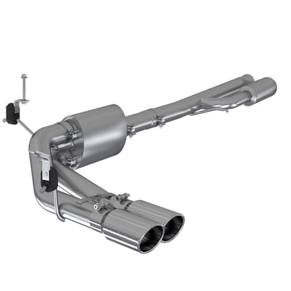 MBRP 2019+ Chevrolet Silverado 1500 4.5L/5.3L Pre-Axle Dual Side Exite w/ 4in OD Tip- T304 S5092304 S5092304 Photo - Primary
