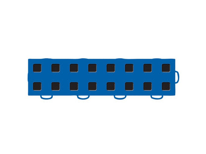 WeatherTech TechFloor - 3in x 12in Tiles(Right Loop) Blue/Black - Blue/Black 51T312RL BL-BK 51T312RL BL-BK Photo - Primary