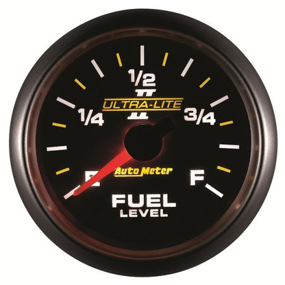 Autometer 2-1/16" Fuel Level, Programmable 0-280 ?, Stepper Motor, Ultra-Lite II 4910 User 4