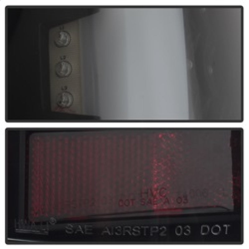 SPYDER xTune 05-15 Toyota Tacoma (Excl LED Tail Lights) LED Tail Lights - Blk Smk (ALT-ON-TT05-LBLED-BSM) 9038556 9038556 Photo - Unmounted