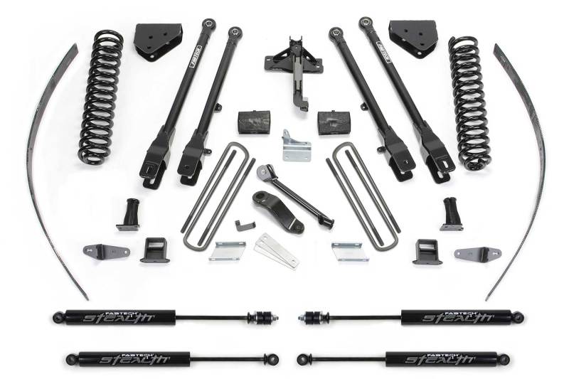 Fabtech 8" 4 Link System w/ Stealth Shocks K2126M Photo - Primary