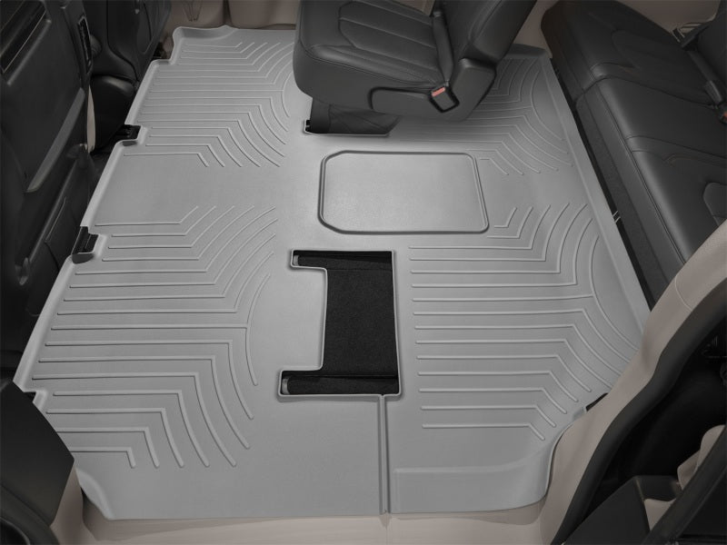 WeatherTech 2020+ Hyundai Sonata Hybrid Rear FloorLiner - Grey 4615984 4615984 Photo - Primary
