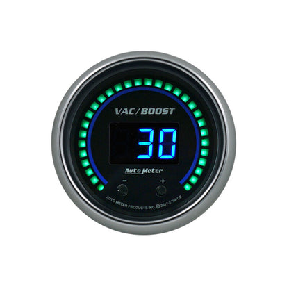 Autometer 52.4mm Black Switchable 0-1600 PSI / 0-110 BAR Vacuum/Boost Cobalt Elite Digital Gauge 6758-CB 6758-CB User 1
