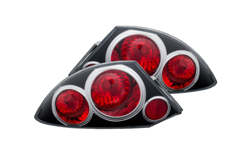Anzo 2000-2005 Mitsubishi Eclipse Taillights Black 221081 User 1