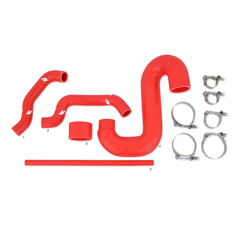 Mishimoto Top Mount Intercooler Kit-Silver Cooler Red Hoses 02-07 WRX/STI MMTMIC-WRX-01SLRD User 5