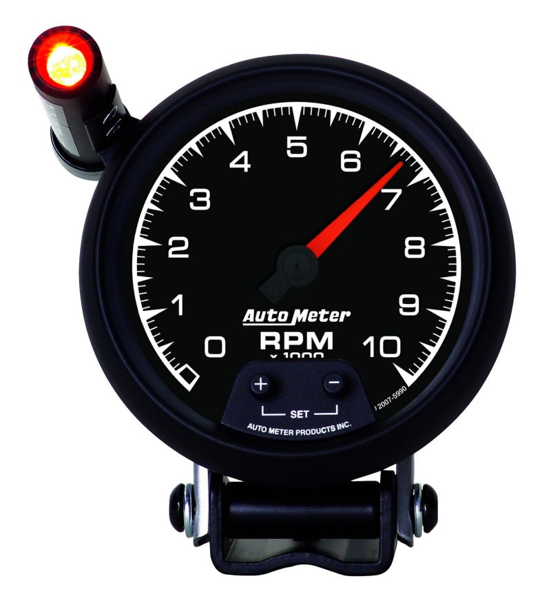 Autometer Gauge, Tachometer, 3 3/4", 10K Rpm, Pedestal W/ Ext. Quick-Lite, Es 5990 User 1