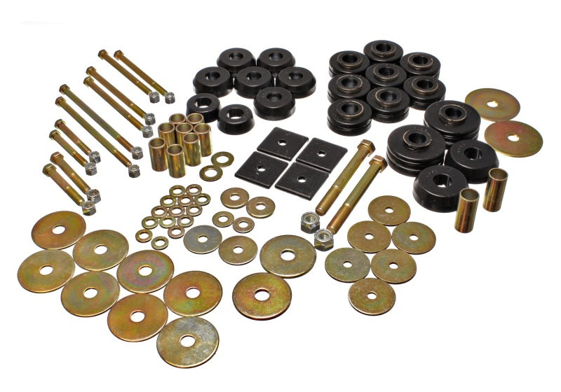 Energy Suspension Body Mount Set Black Chevrolet C10 Suburban All 1968-1972 3.4149G Photo - Primary