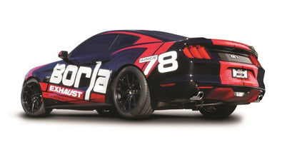 Borla Atak Cat-Back 15-17 Ford Mustang GT 5.0L V8 MT/AT 3in pipe 4in tip 140630 140630 Photo - Close Up