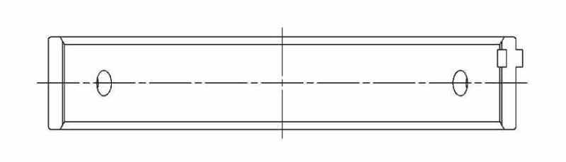 ACL Subaru FA20 Standard Size Main Bearing Set w/ +.002in OD 5M8312HO/S2-STD 5M8312HO/S2-STD Technical Drawing