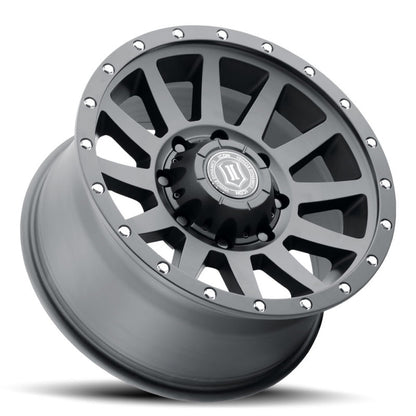 ICON Alloys Compression HD Sat Black Wheel - 18x9/8x180/12mm/5.5in BS 2018908955SB 2018908955SB Photo - Unmounted