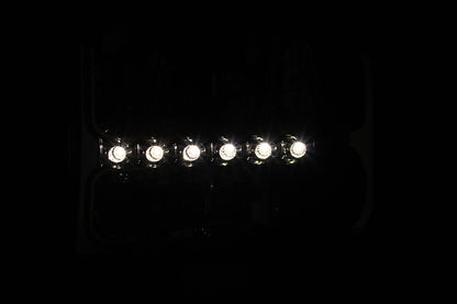 Anzo 2000-2004 Ford Excursion Crystal Headlights Chrome w/ LED 1pc 111088 Photo - Mounted