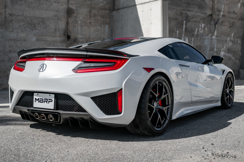 MBRP 17+ Acura NSX 2.5in Dual Split Rear Exit Tips - T304 (Street Version) S49003CF S49003CF Photo - out of package