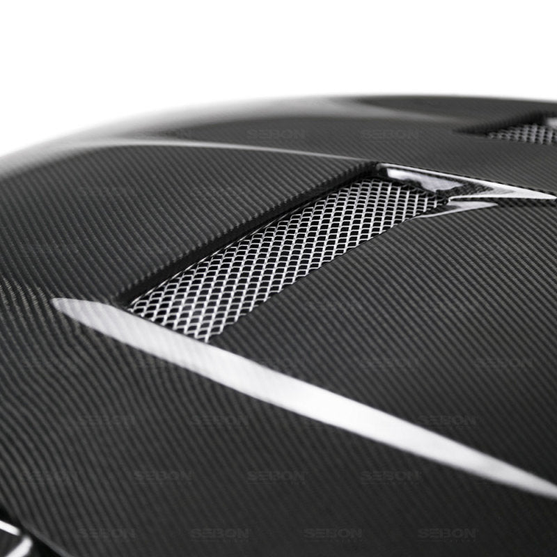 Seibon 15-17 Ford Focus TV-Style Carbon Fiber Hood HD16FDFO-TV HD16FDFO-TV Photo - Primary