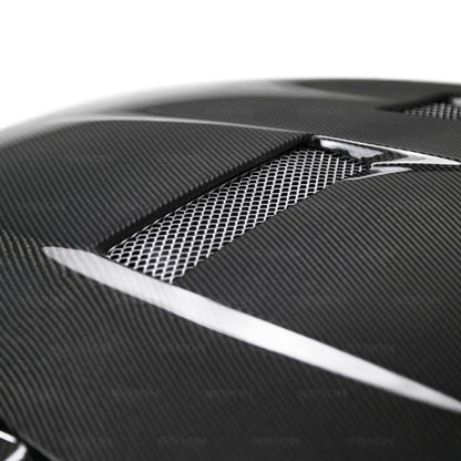 Seibon 15-17 Ford Focus TV-Style Carbon Fiber Hood HD16FDFO-TV HD16FDFO-TV Photo - Primary
