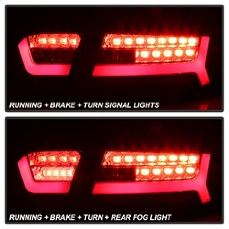 Spyder 09-12 Audi A6 LED Tail Lights - Black (ALT-YD-AA609-LED-BK) 5085160 5085160 Photo - Unmounted