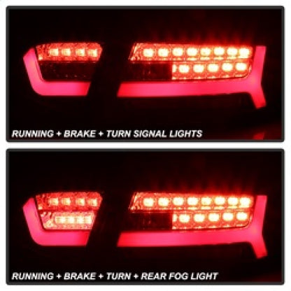 Spyder 09-12 Audi A6 LED Tail Lights - Black (ALT-YD-AA609-LED-BK) 5085160 5085160 Photo - Unmounted