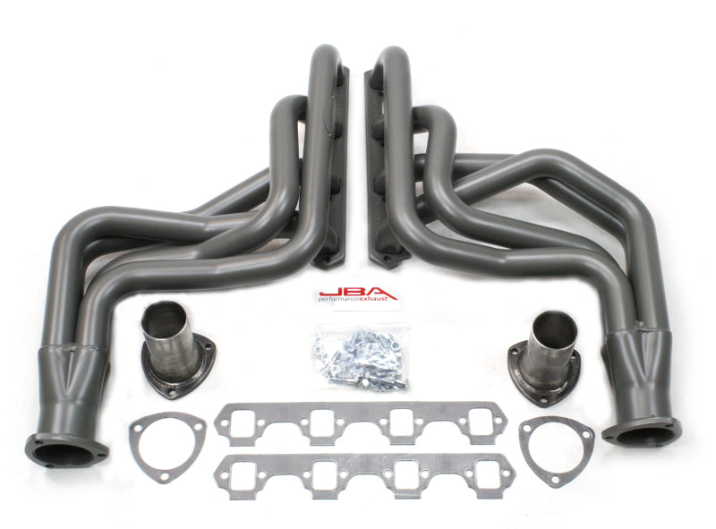 JBA 65-73 Ford Mustang 260-351W (w/Mustang II Suspension) 1-3/4in Primary Ti Ctd Long Tube Header 6612SJT 6612SJT Photo - Primary