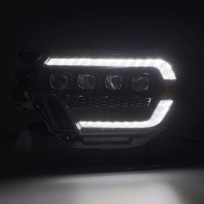 AlphaRex 12-15 Toyota Tacoma NOVA LED Proj Headlights Plank Alpha Blk w/Activ Light/Seq Signal/DRL 880752 880752 User 3