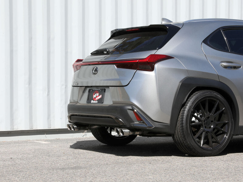 aFe 19-21 Lexus UX200 Takeda 2in - 2.5in. 304 SS Cat-Back Exhaust System w/ Polished Tip 49-36054-P 49-36054-P Photo - Mounted