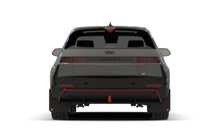 Rally Armor 2025 Hyundai Ioniq 5 N Black UR Mud Flap Silver Battery Logo MF117-BAT-BLK-SIL MF117-BAT-BLK-SIL User 1