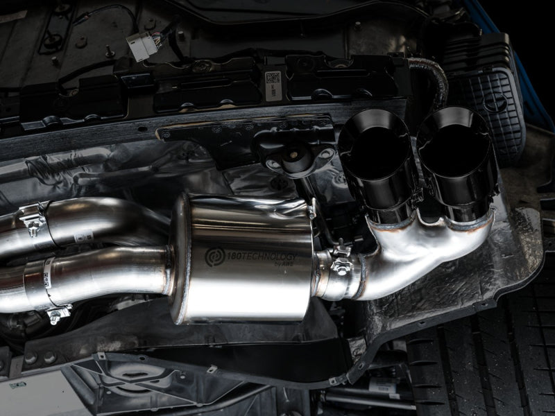 AWE Tuning 2020 Chevrolet Corvette (C8) Touring Edition Exhaust - Quad Diamond Black Tips 3015-43159 3015-43159 Photo - out of package