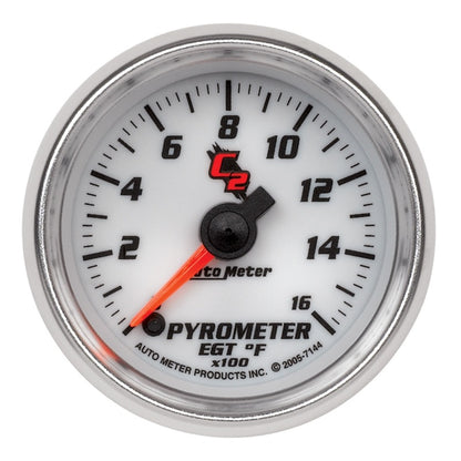 Autometer Gauge, Pyrometer (Egt), 2 1/16", 1600 Deg F, Digital Stepper Motor, C2 7144 Photo - Primary