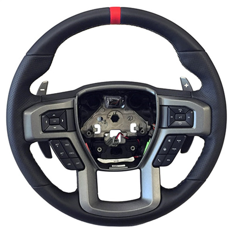 Ford Performance Parts 2015-2017 F-150 Raptor Performance Steering Wheel Kit - Red Sightline M-3600-F15RRD Photo - Primary