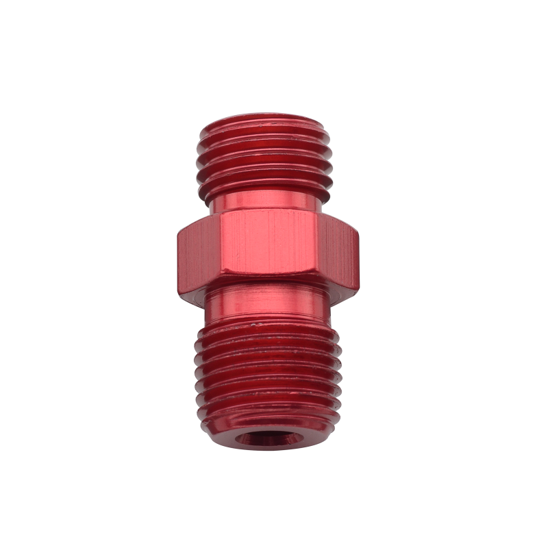 Fragola -3AN x 1/8 NPT Nitrous Flare Jet x NPT Adapter - Red 481703-RD 481703-RD Photo - Primary