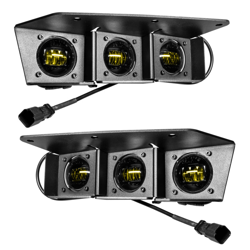 ORACLE Lighting 21-22 Ford Bronco Triple LED Fog Light Kit for Steel Bumper - Yellow 5890-006 5890-006 Photo - out of package