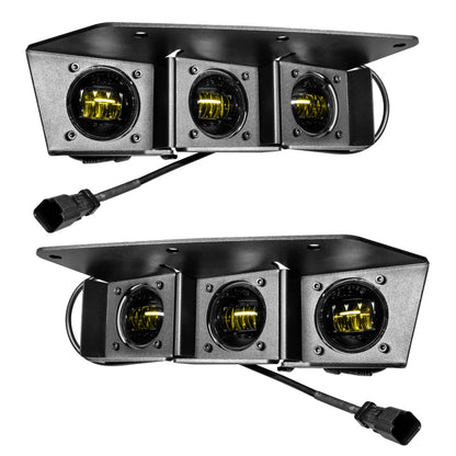 ORACLE Lighting 21-22 Ford Bronco Triple LED Fog Light Kit for Steel Bumper - Yellow 5890-006 5890-006 Photo - out of package