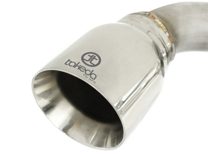 aFe Takeda 2-1/2in 304 Stainless Steel Cat-Back Exhaust System Nissan 370Z 49-36107 Photo - Unmounted