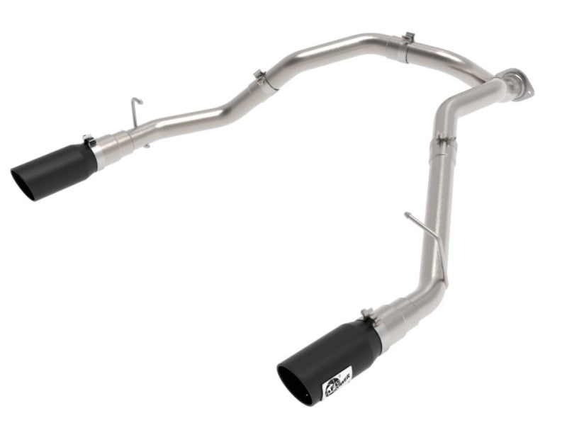 aFe Large Bore-HD 3 IN 409 Stainless Steel DPF-Back Exhaust System w/Black Tip RAM 1500 20-21 V6-3.0 49-42080-B 49-42080-B User 1