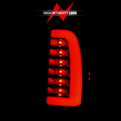 ANZO 1995-2000 Toyota Tacoma LED Taillights Black Housing Smoke Lens (Pair) 311354 311354 User 5