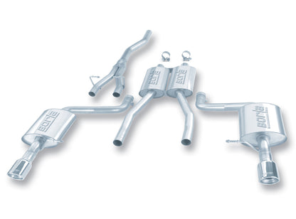 Borla Cat Back system for 02-08 Audi A4 Quattro 2.0L 4cyl 140100 140100 Photo - Primary