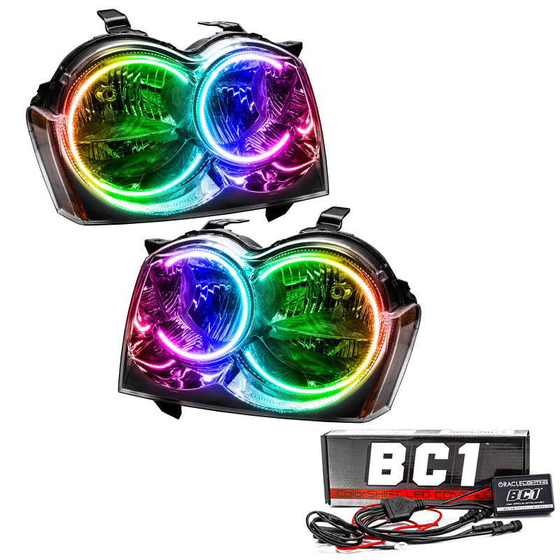 ORACLE Lighting Oracle 05-07 Jeep Grand Cherokee SMD HL (Non-HID) - ColorSHIFT w/ BC1 Controller 8164-335 8164-335 Photo - Primary