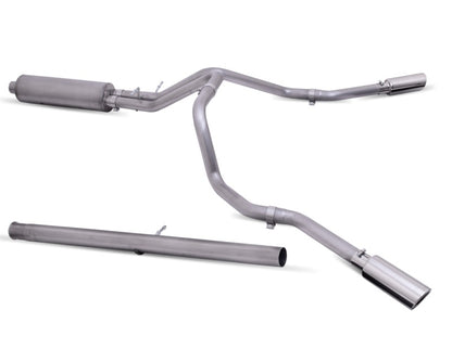 Gibson 19-22 GMC Sierra 1500 4.3L-5.3L Pickup 3in/2.5in Cat-Back Dual Extreme Exhaust - Stainless 65690E 65690E Photo - Primary