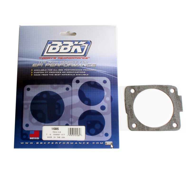 BBK Performance Throttle Body Gasket Kit Ford 4.6L 70/75mm For #1700-1703 1585 Photo - Primary