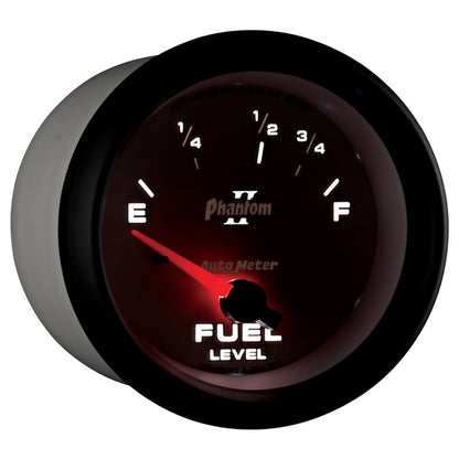 Autometer Phantom II 2-5/8in / 73 Ohms Empty - 10 Ohms Full Electrical Fuel Level Gauge 7815 7815 User 6
