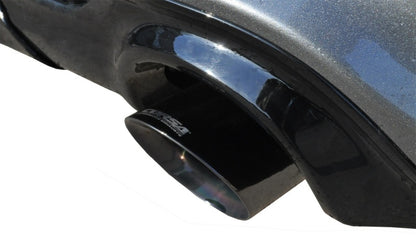 Corsa Performance 12-14 Jeep Grand Cherokee 6.4L V8 Black Sport Cat-Back Exhaust 14466BLK Photo - Mounted