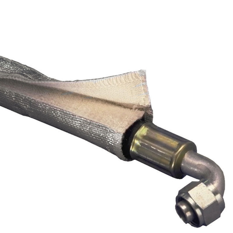 DEI Heat Shroud 1in I.D. x 3ft - Aluminized Sleeving-Hook and Loop Edge 10405 10405 Photo - Primary