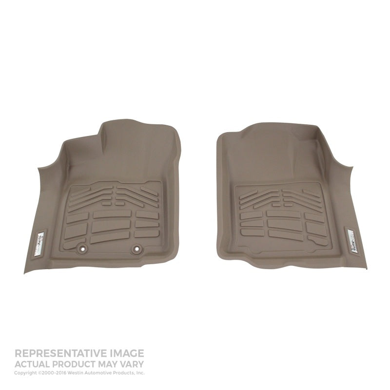 Westin 2004-2008 Ford F-150 Reg/SuperCab/SuperCrew Wade Sure-Fit Floor Liners Front - Tan 72-130011 72-130011 Photo - Primary