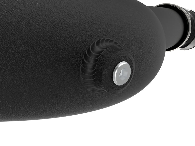 aFe 20-23 Ford Explorer ST V6 3.0L (tt) BladeRunner 2-3/4in Aluminum Cold Charge Pipe - Black 46-20659-B 46-20659-B Photo - Close Up