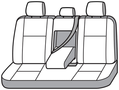 Covercraft 23-24 Chevy Colorado/GMC Endura PrecisionFitSecond Row Seat Covers - Silver/Silver GTC4368ENSS GTC4368ENSS Photo - out of package